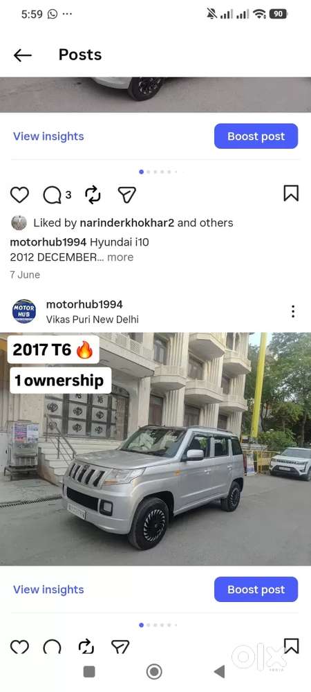 Mahindra Tuv 300 T6 Plus, 2017, Diesel