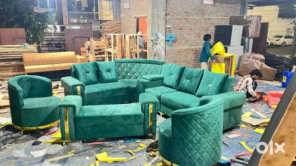 L shape brand new sofa