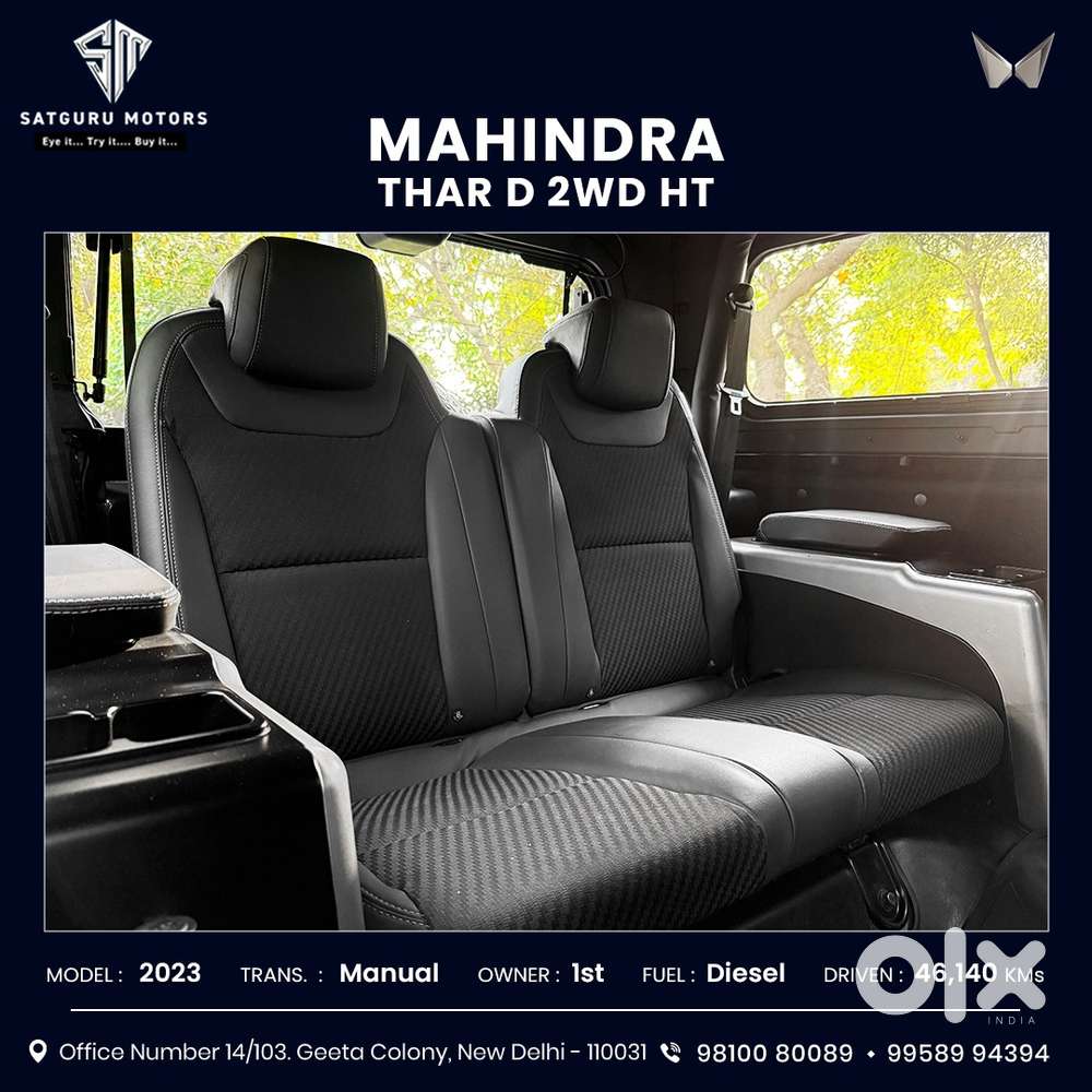 Mahindra Thar Lx Hard Top Diesel Mt Rwd, 2023, Diesel