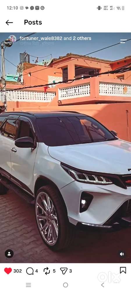 Modified Fortuner Loding 4 Lakh +