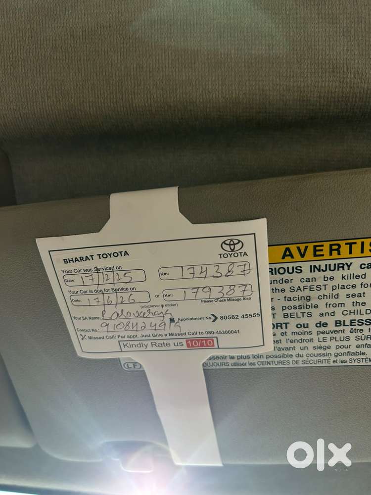 Toyota Innova 2.5 Vx 8 Str Bs-iii, 2012, Diesel