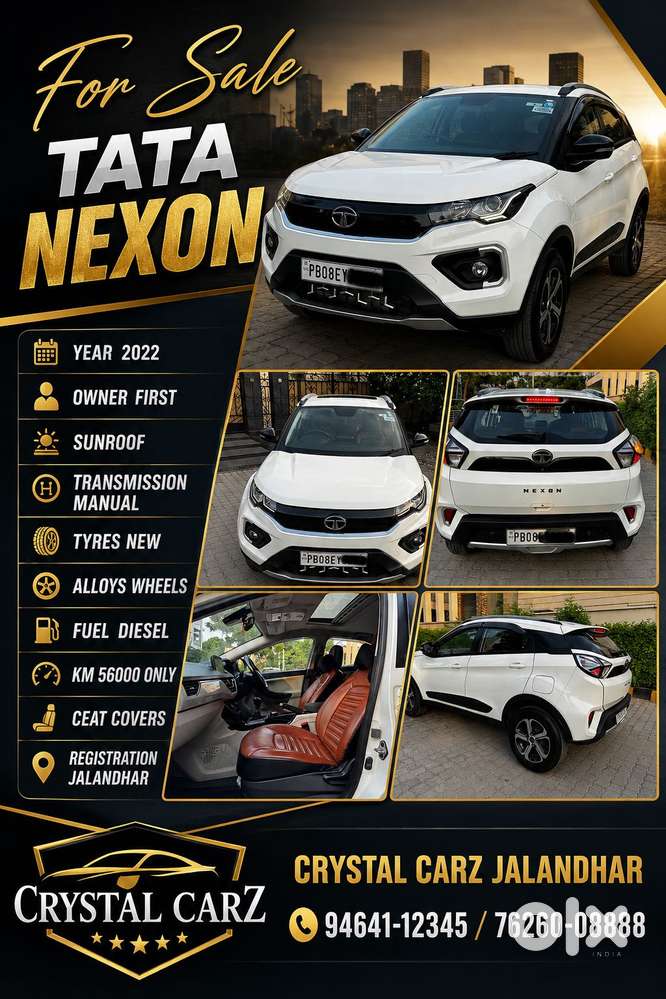 Tata Nexon 1.2 Revotron Xz Plus Dual Tone Roof, 2022, Diesel