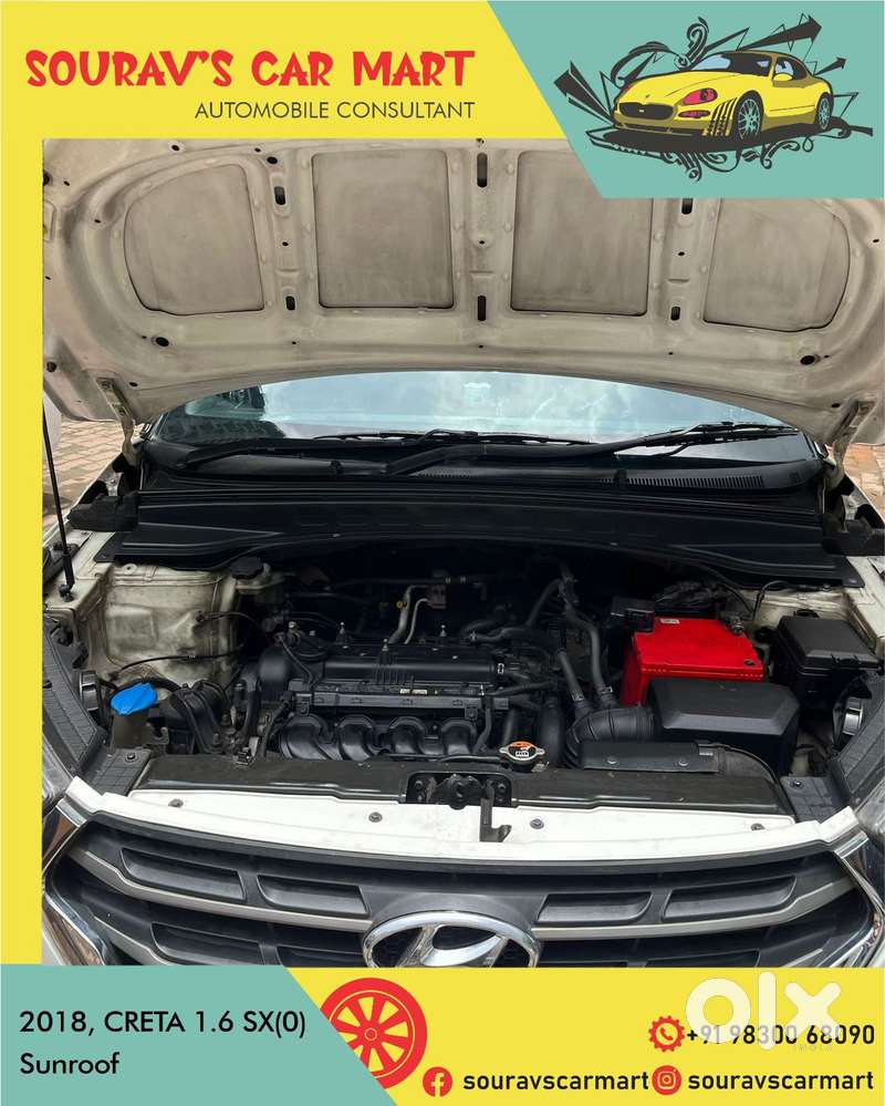 Hyundai Creta 1.6 Sx (o) Vtvt, 2018, Petrol