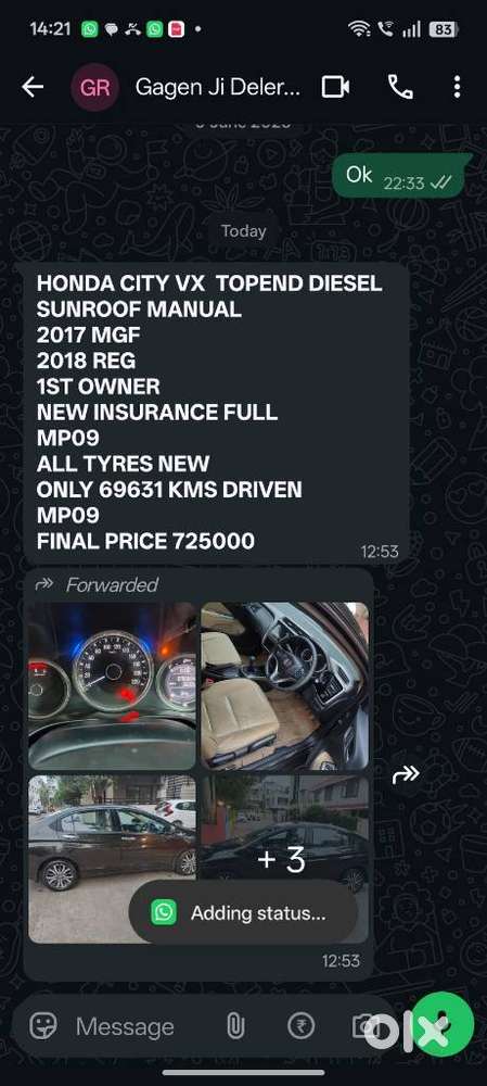 Toyota Innova Crysta 2.7 Zx At, 2020