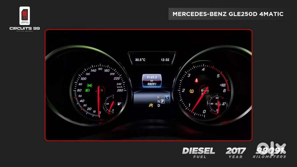 Mercedes-benz Gle Class 2.1 250d 4matic, 2017, Diesel