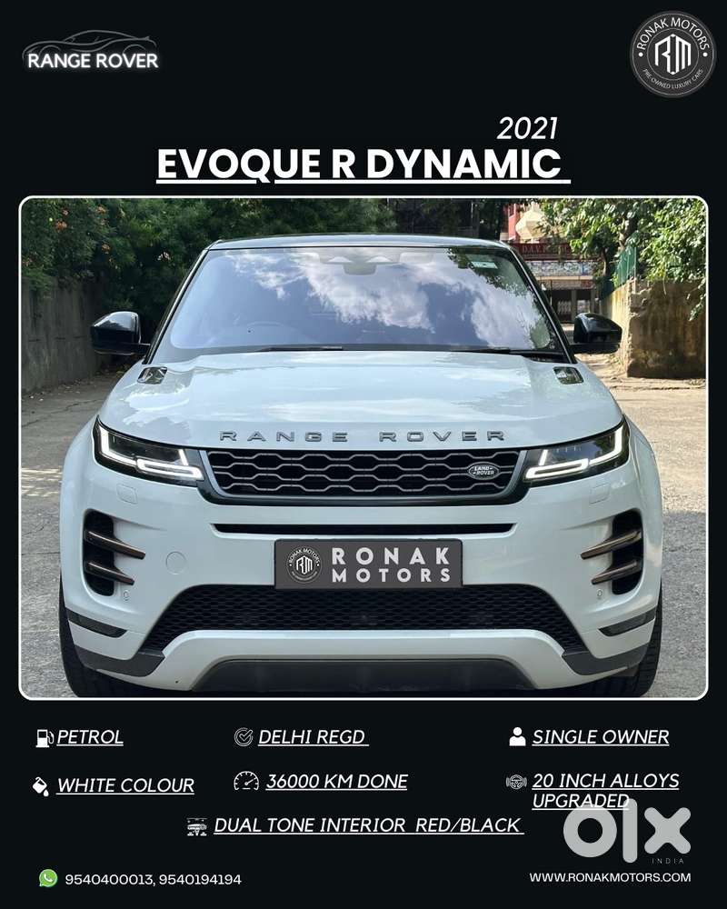 Land Rover Range Evoque Se R-dynamic Petrol, 2021, Petrol