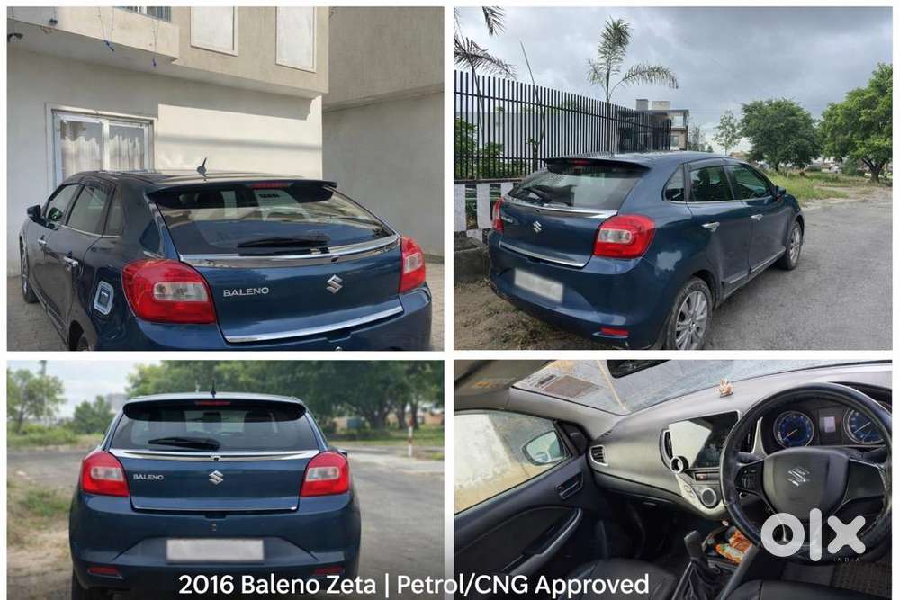 2016 Maruti Suzuki Baleno Zeta  Petrol + Cng Approved  Excellent