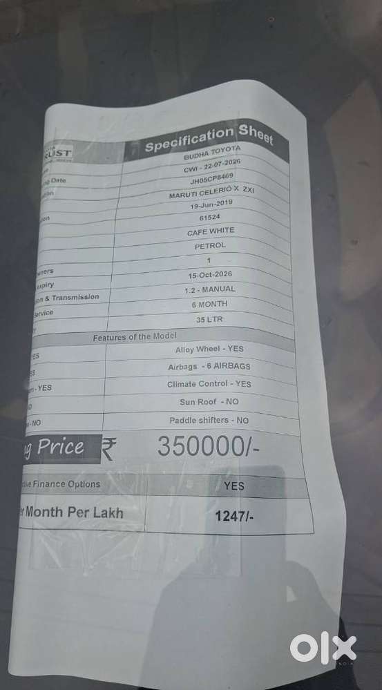 Maruti Suzuki Celerio X Zxi(o) Mt, 2020, Petrol