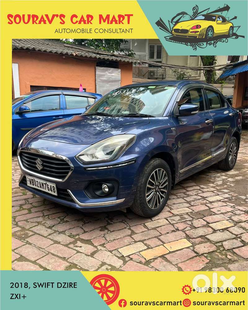 Maruti Suzuki Swift Dzire Zxi + Mt, 2018, Petrol