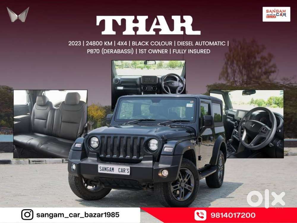 Mahindra Thar Lx D At 4wd Ht, 2023, Diesel