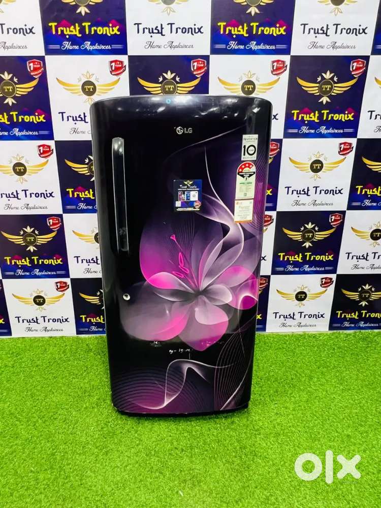 Lg single door inverter 195 litres fridge working in excellent