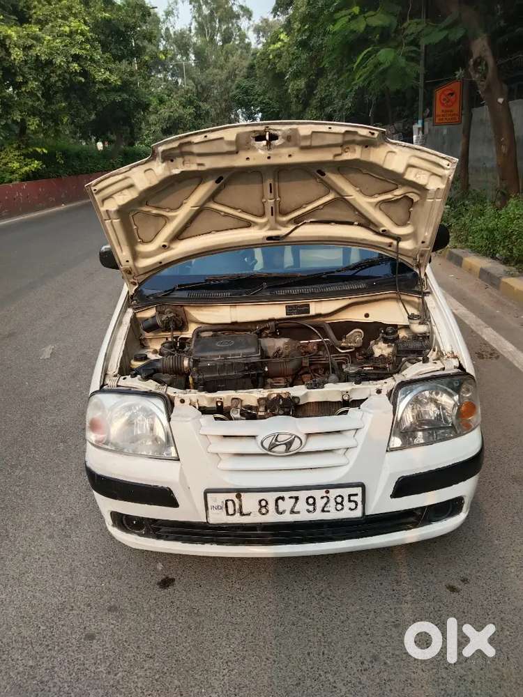 Hyundai Santro Xing Gl Plus White Colour Car In Good Condition