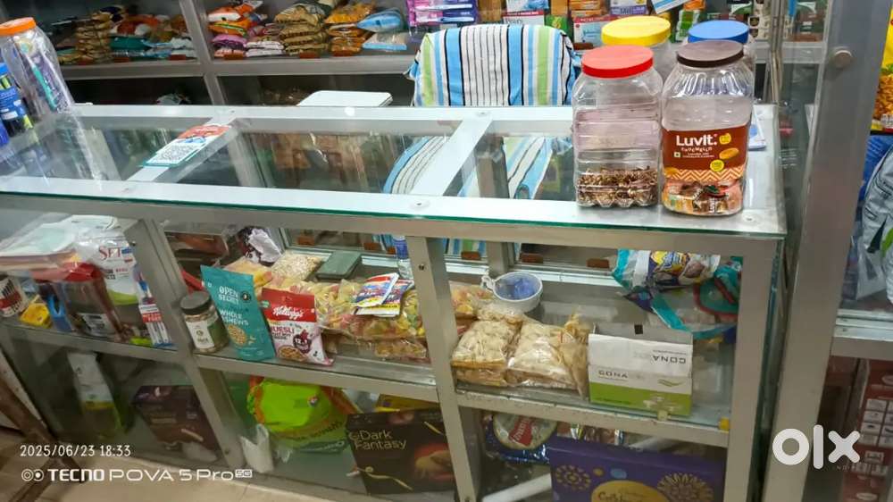 Counter and Display rack for sale , both items price is ₹ 32,000 ...