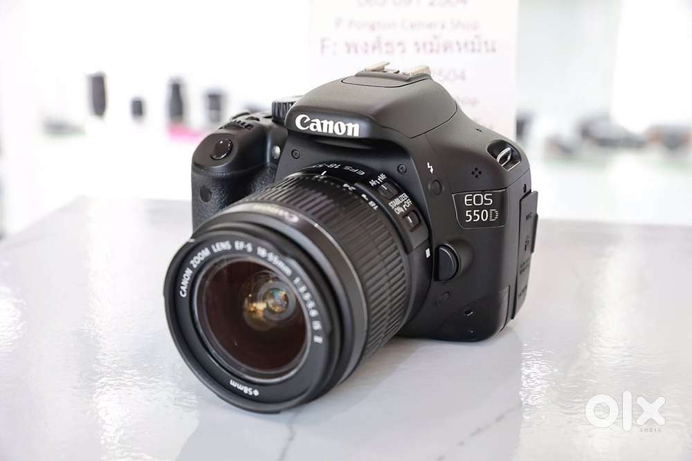 Canon 550D with 18-55mm lens bought from USA rarely used.