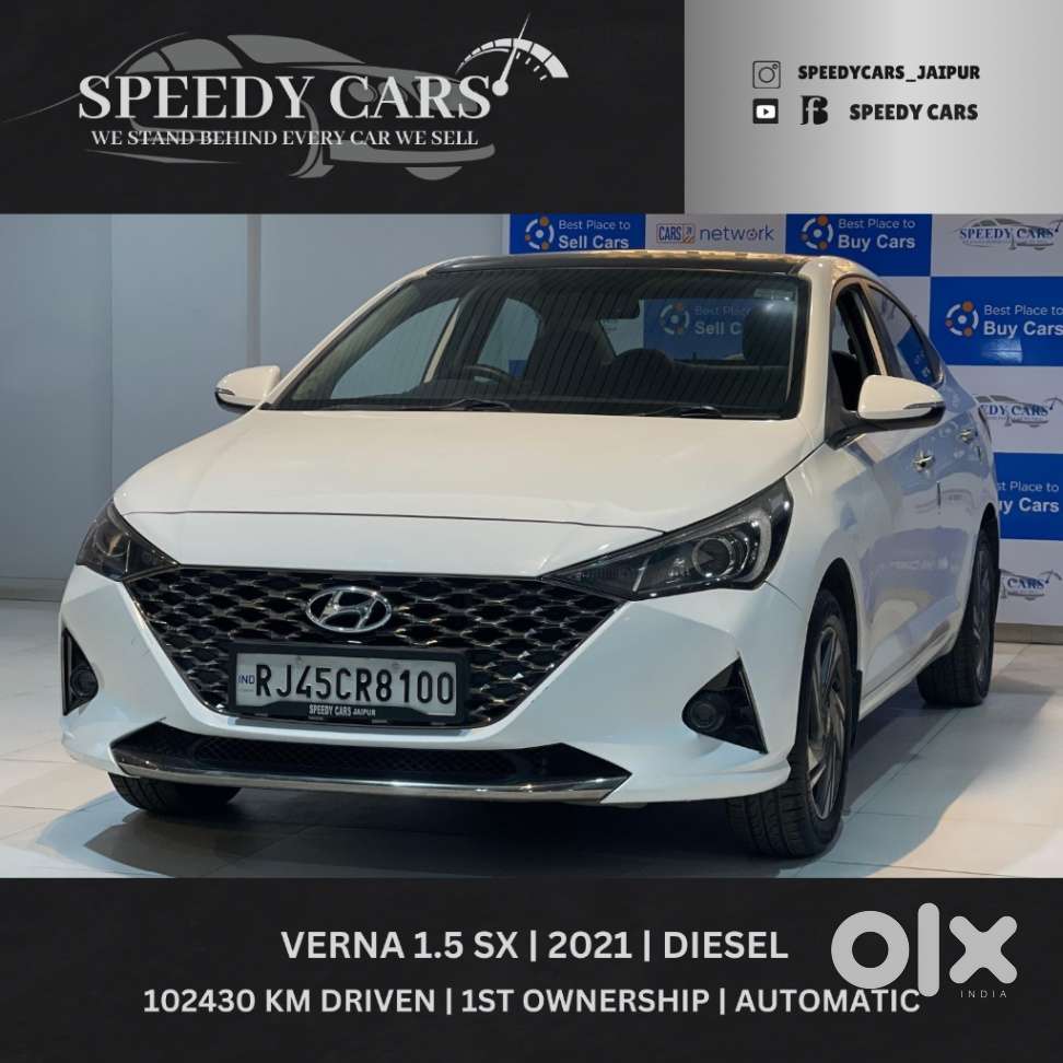 Hyundai Verna 1.5 Sx Diesel At, 2021, Diesel