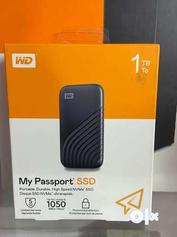 WD My Passport 1 TB Wired External Solid State Drive (SSD) - Computer  Accessories - 1756417511