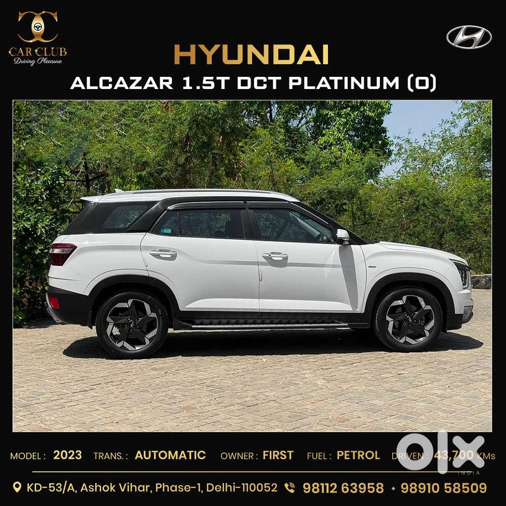 Hyundai Alcazar Platinum (o) 7 Str 1.5 Petrol Dct, 2023, Petrol