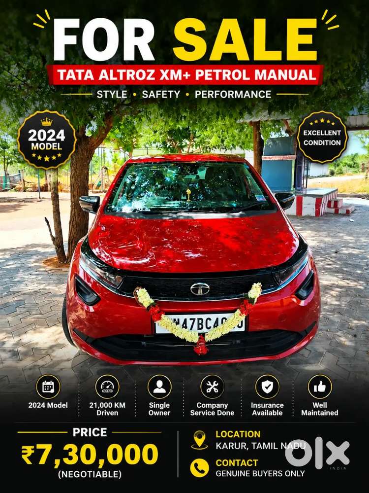 Tata Altroz Xm Plus 2024