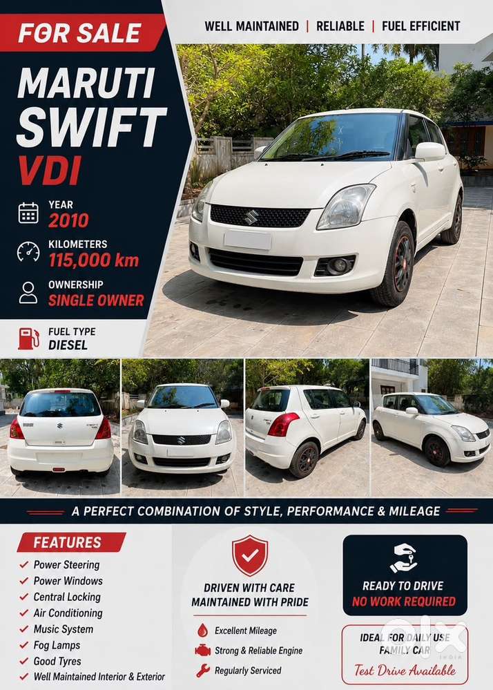 Maruti Suzuki Swift Vdi 2010