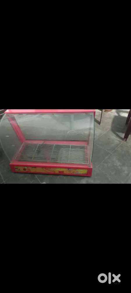 Display hot case food warmer