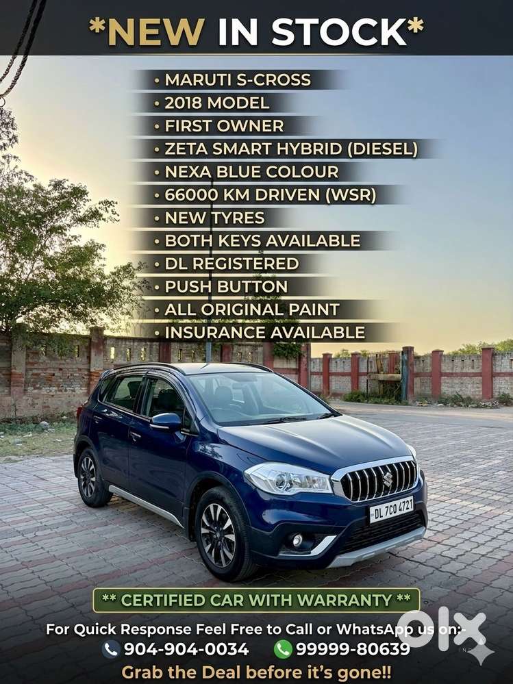 Maruti Suzuki S-cross, 2018, Diesel