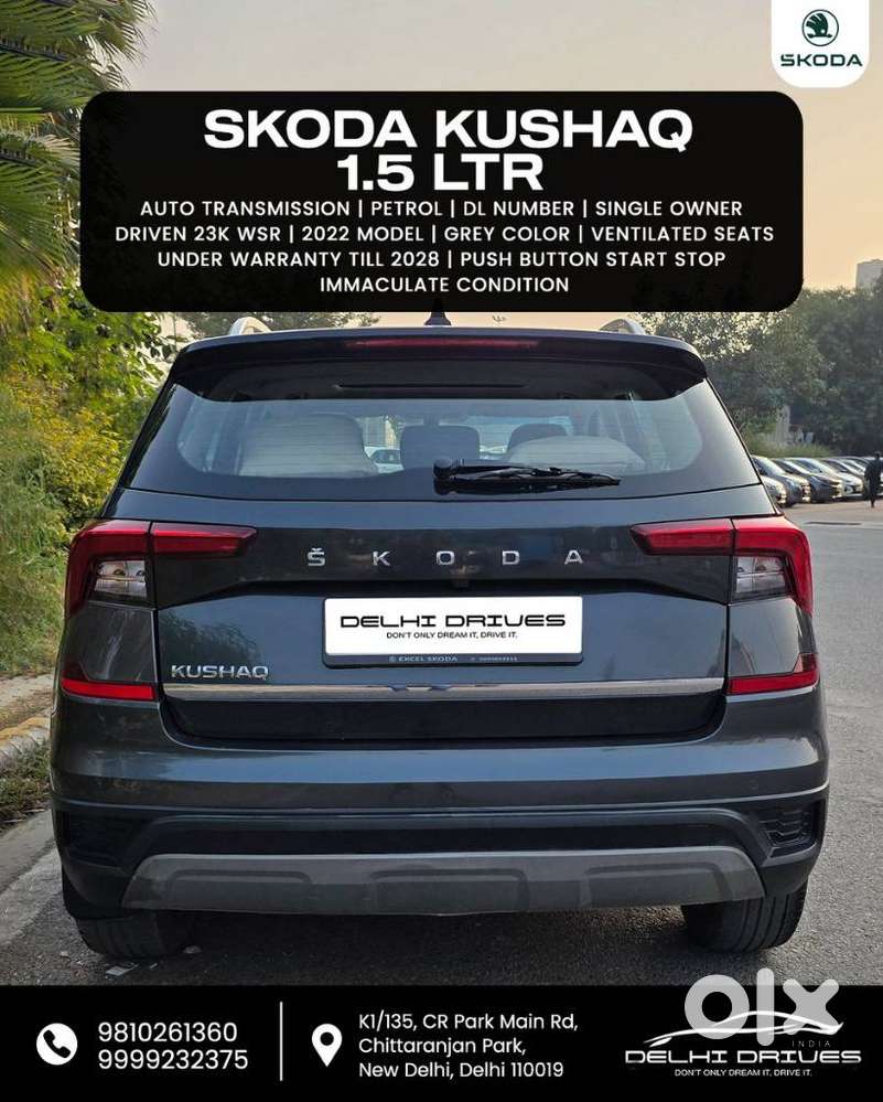 Skoda Kushaq 1.5 Tsi Style (6 Airbags) Dsg, 2022, Petrol