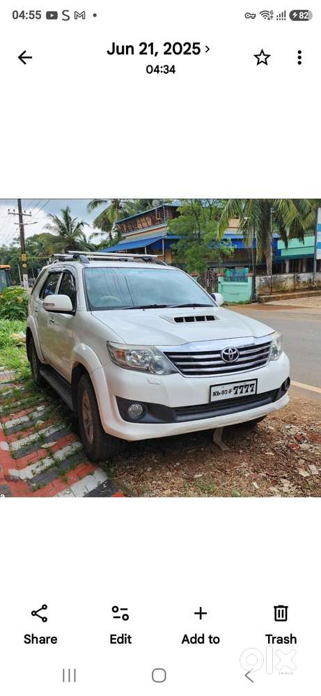 Fortuner Palakkad - Fancy Number - Good Condition