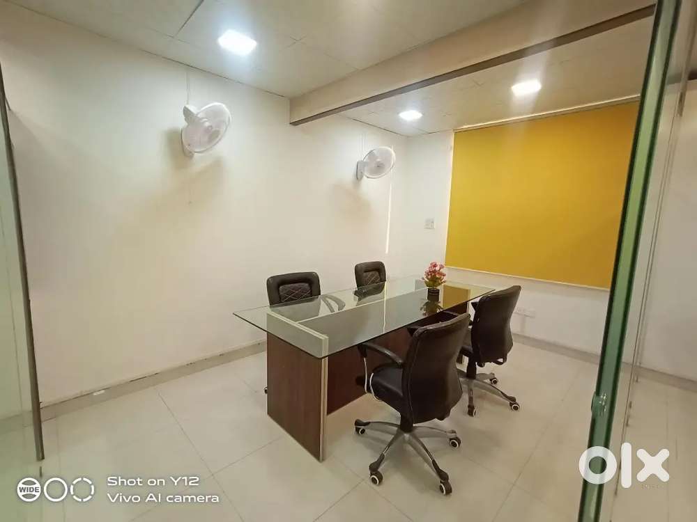 Fully furnished office space rent Noida sector 63. 1 cabin. 10 seat