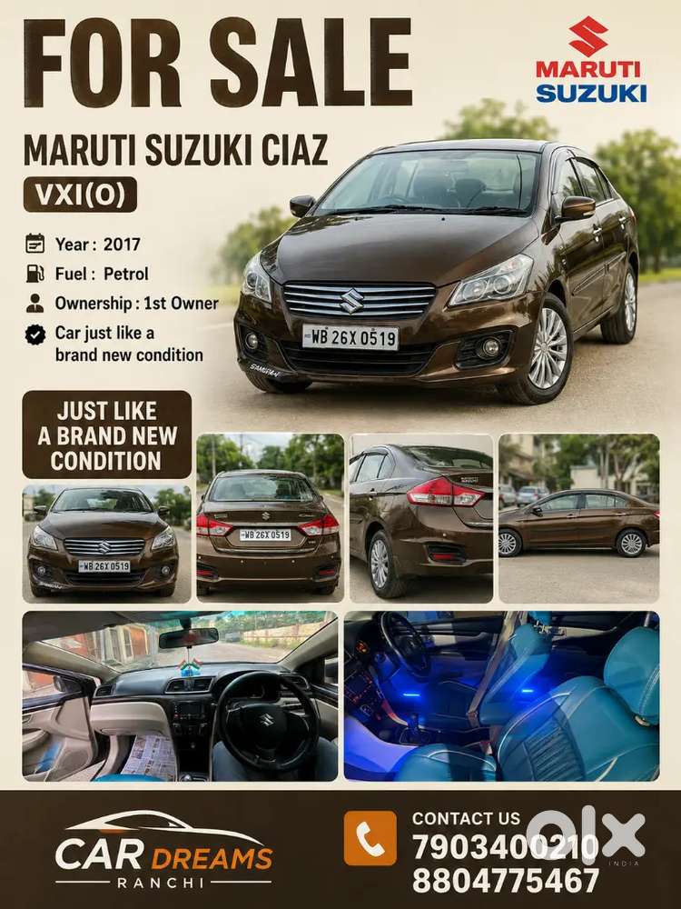 Maruti Suzuki Ciaz 2017 Petrol Well Maintained