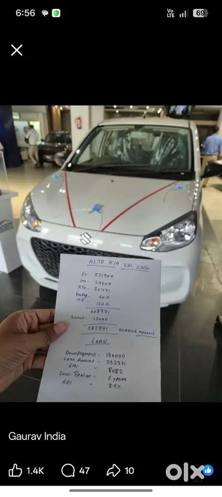 Maruti Suzuki Alto K10 2024 Petrol 45000 Km Driven