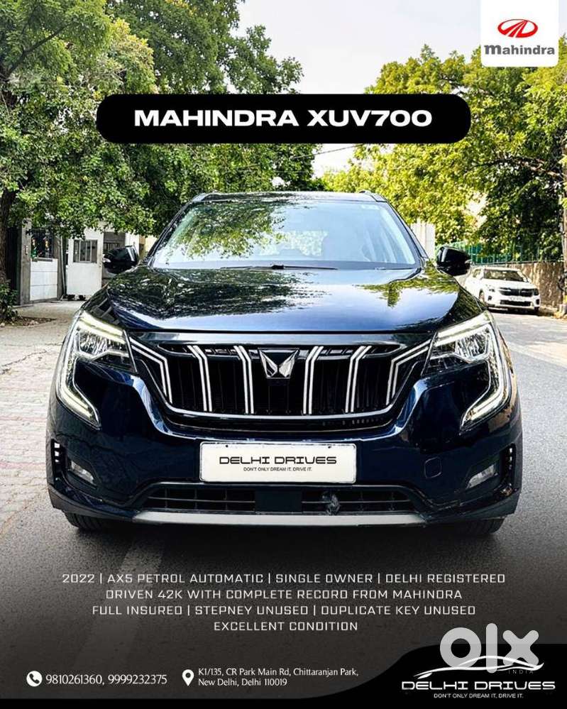 Mahindra Xuv700 2.0 Ax 5 Petrol At Str, 2022, Petrol
