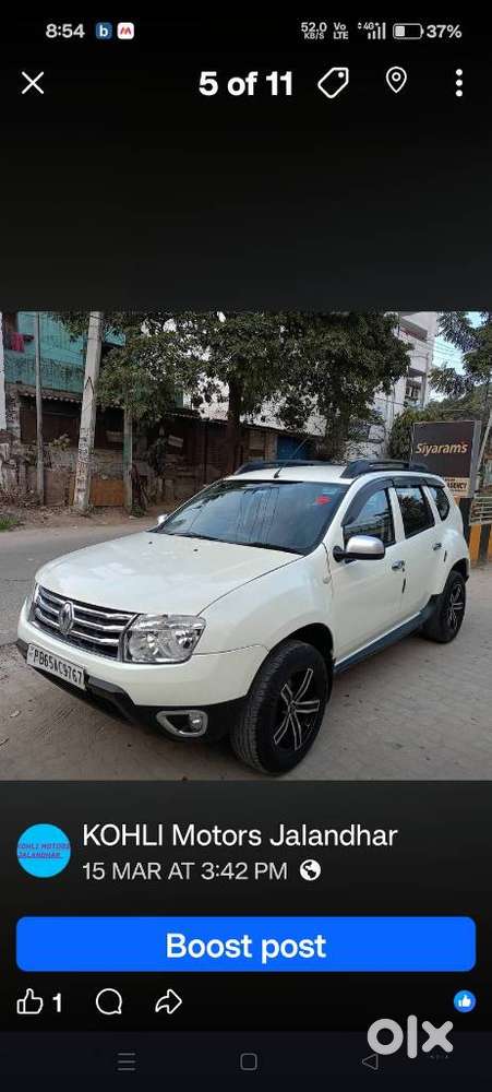 Renault Duster 2015-2016 85ps Diesel Rxl, 2015, Diesel