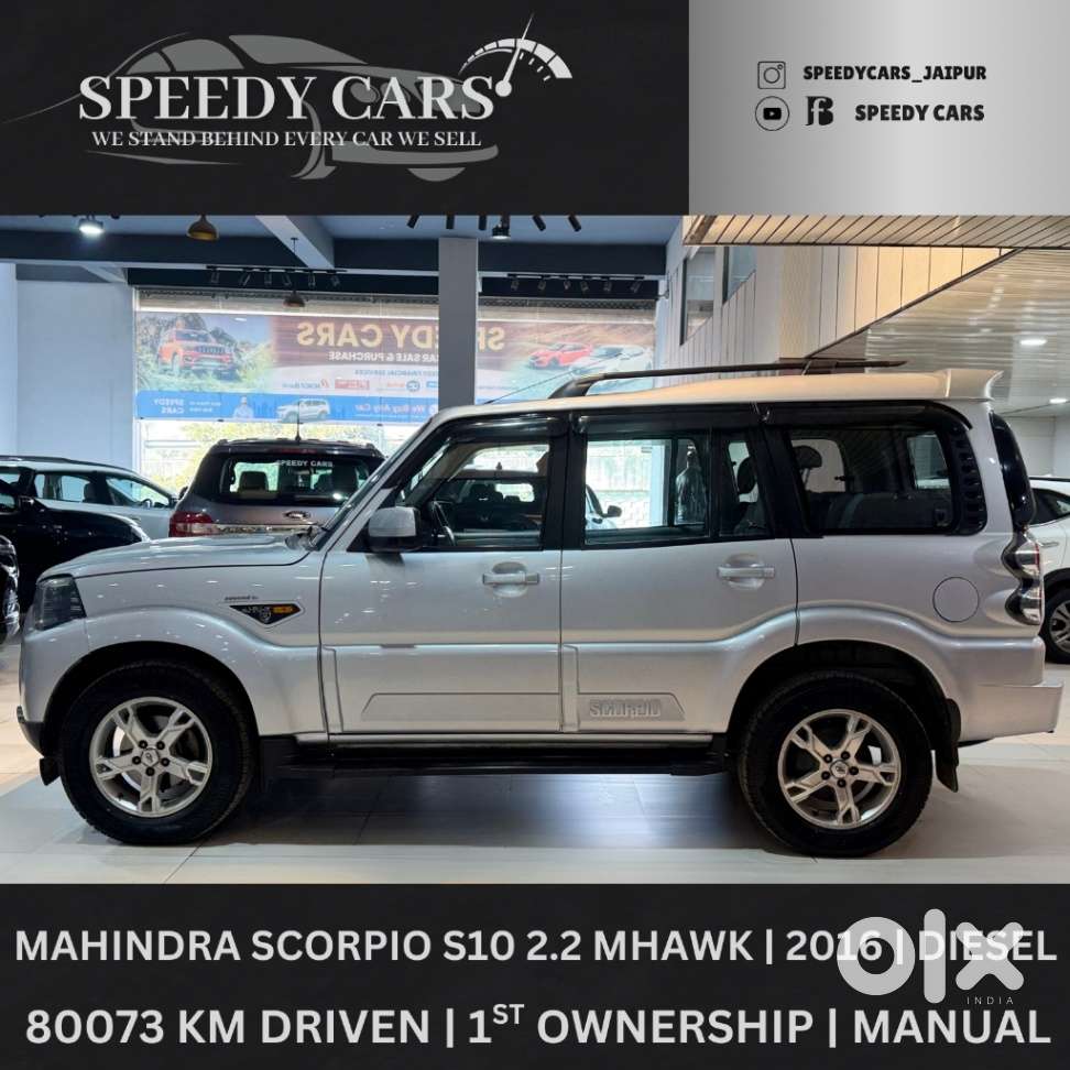 Mahindra Scorpio S10 7 Seater, 2016, Diesel