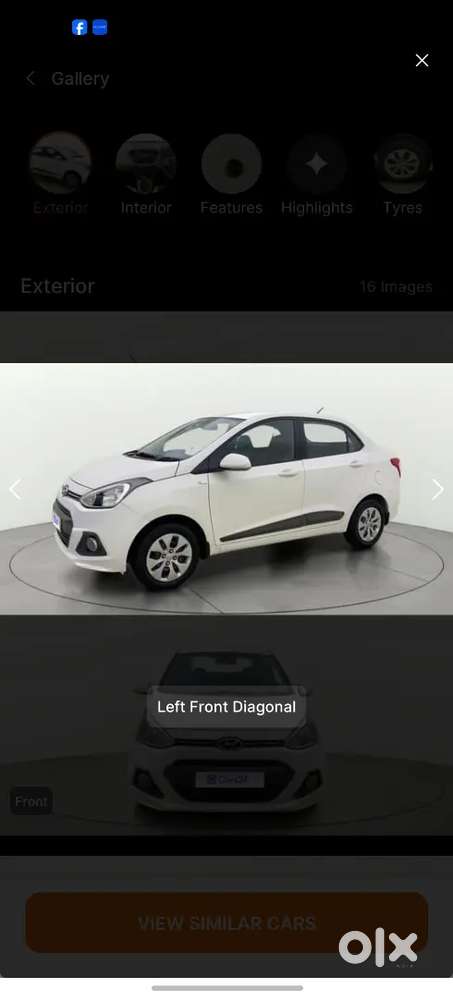 Hyundai Xcent 2015 Petrol 77400 Km Driven