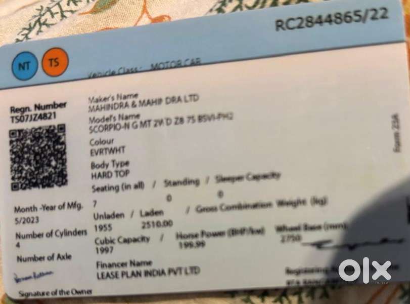 Mahindra Scorpio N Z8 L Petrol Mt 7 Str, 2023, Petrol