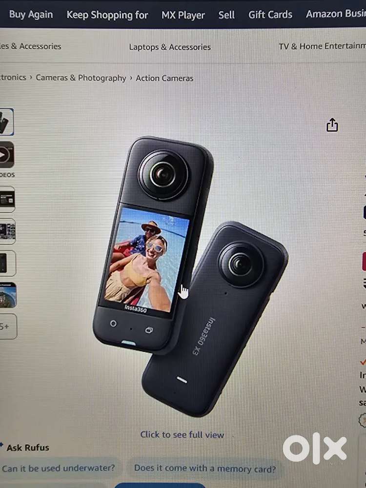 Insta 360 X3 Cameras Lenses 1822835306