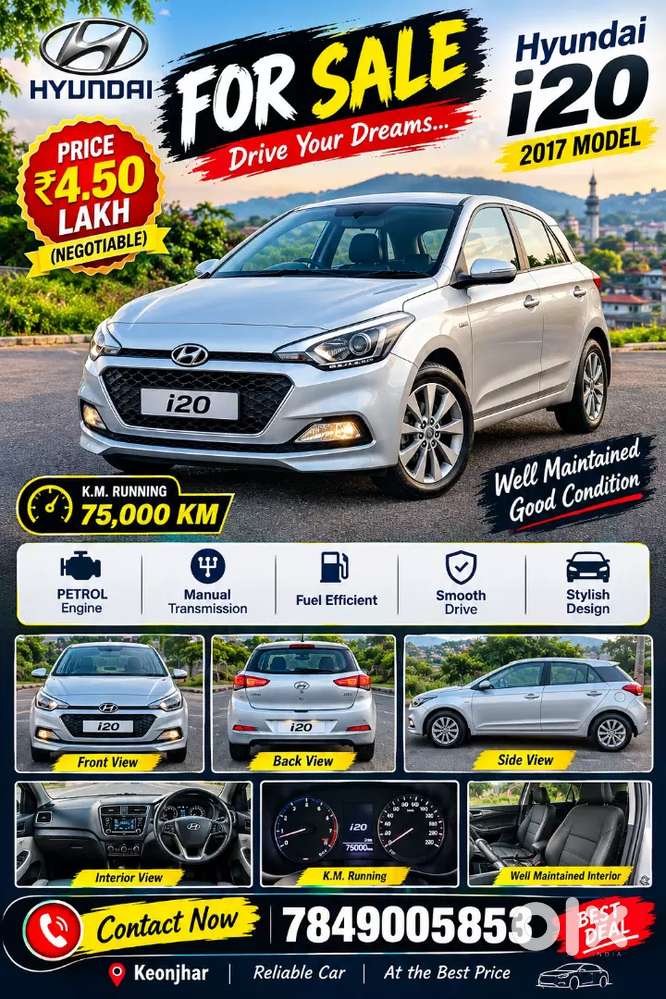 Hyundai I20 Spotz Petrol 2017