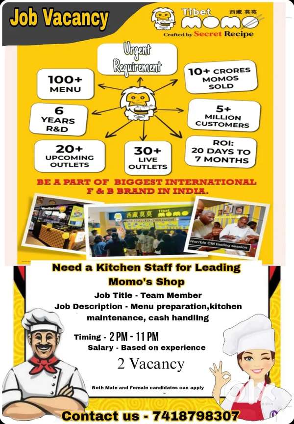 Team member- Kitchen