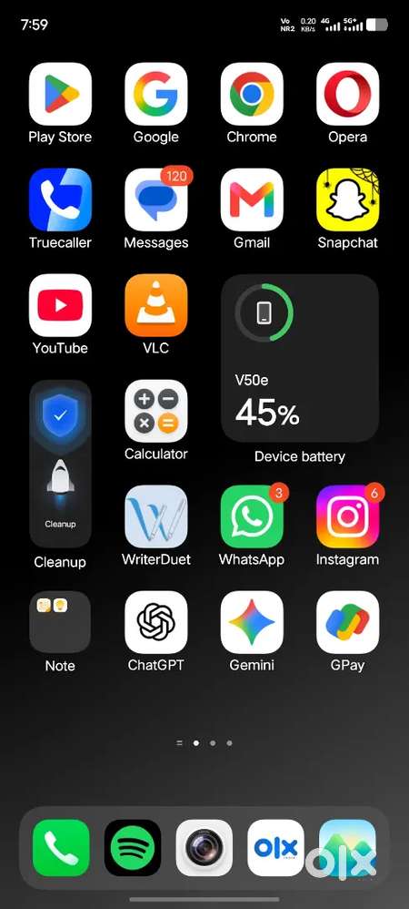 Vivo v50e ( Sapphire blue) , 8/128 gb