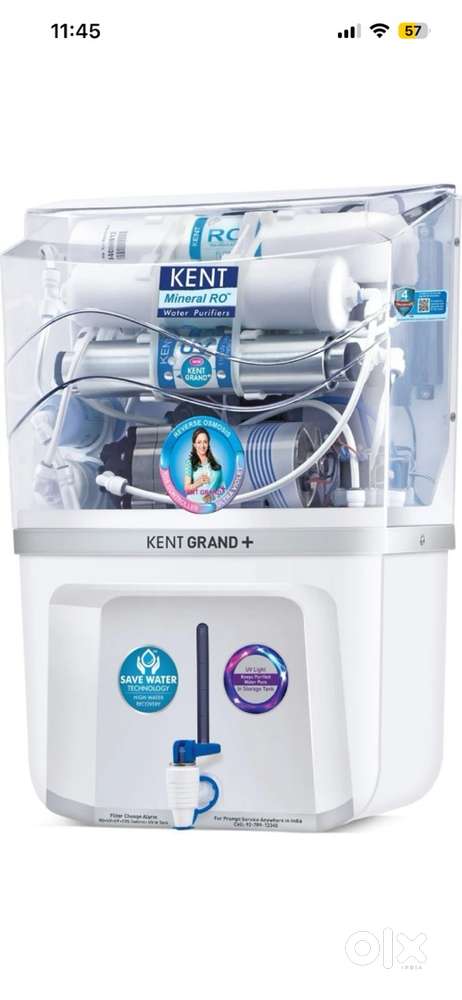 KENT GRAND PLUS WATER PURIFIER 9L (RO+UV+UF+TDS CONTROL+UV IN TANK)