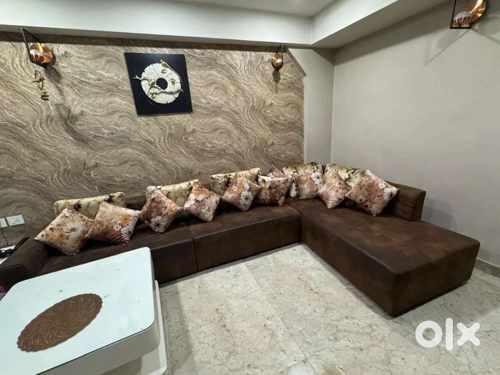Premium leather sofa