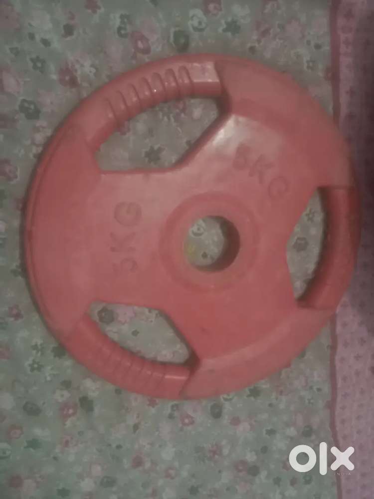Rubber plate 5 kg 2 pics