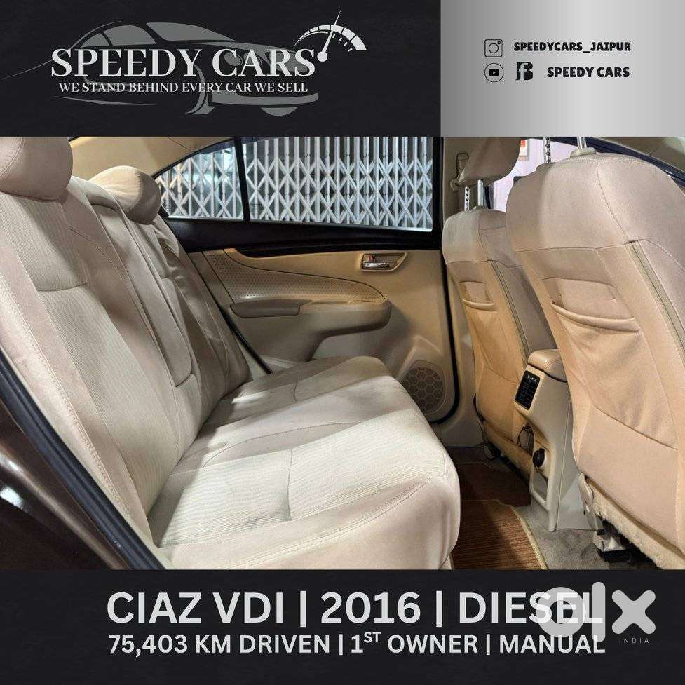 Maruti Suzuki Ciaz Vdi Plus, 2016, Diesel