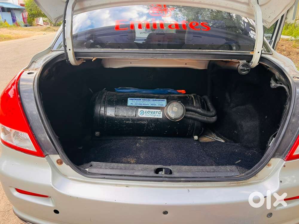 Maruti Suzuki Dzire Petrol With Lpg Gas Enticement Installed