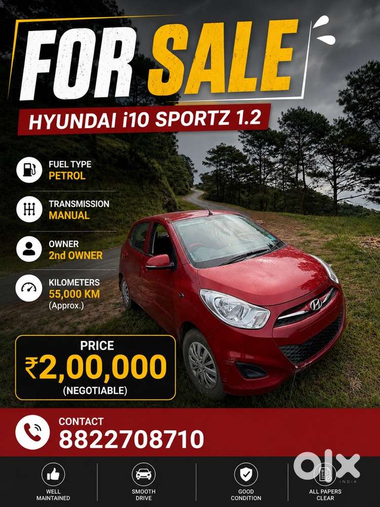 Hyundai I10 Sportz 2013 Petrol Manual