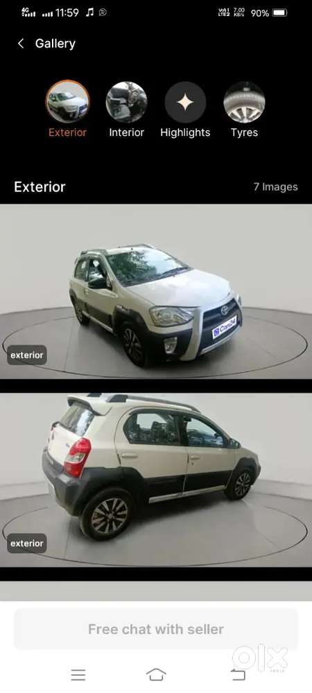Toyota Etios Cross Well Maintained