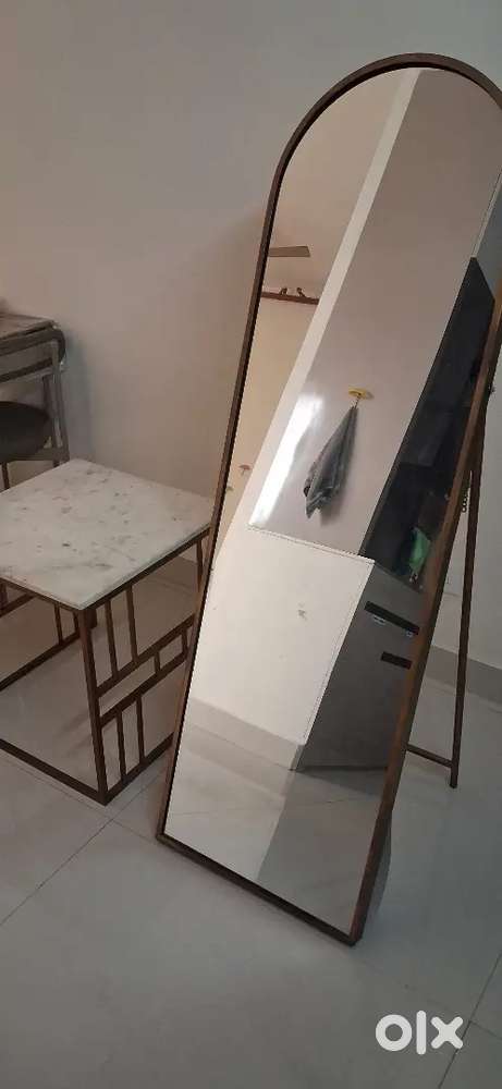 Full size mirror and Marble Center table