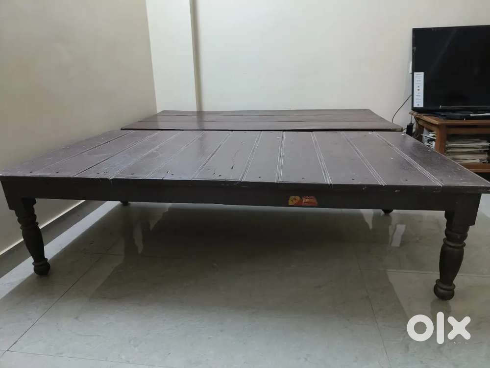 2 Wooden beds 5 years old