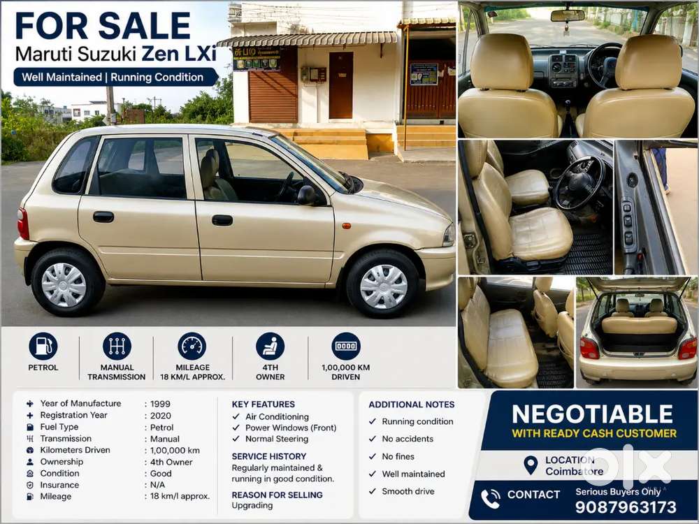 Maruti Suzuki Zen Family Used Best For Learning Purposes