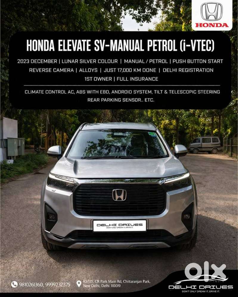 Honda Elevate Sv Mt, 2023, Petrol